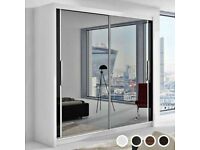 🎊Latest In Stock Brand New 🎊CHICAGO🎊 Mirror Sliding Doors Wardrobe On Sale🎊Fast Delivery🎊
