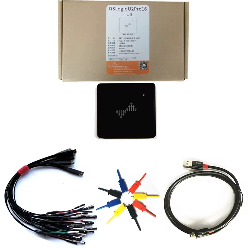 New DSlogic U2Pro16 Logic Analyzer 16CH 500MHz 8CH 1GHz