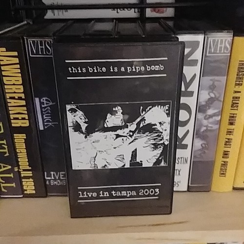 This Bike Is A Pipe Bomb Live Tampa 2003 VHS Folk Punk Rock Concert