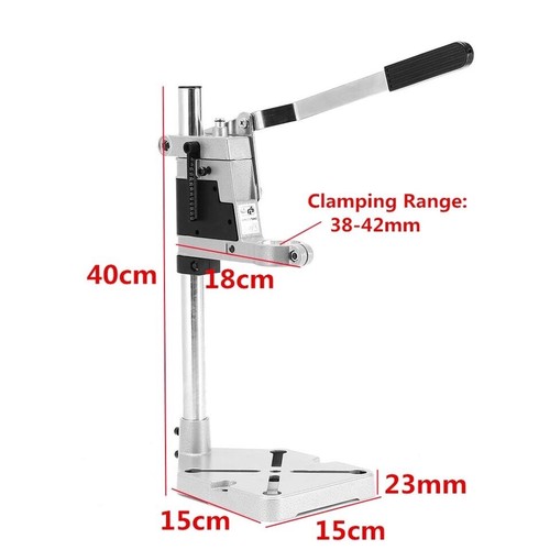 Electric Drill Bracket 400mm Drilling Holder Grinder Rack Stand Clamp Bench Pres