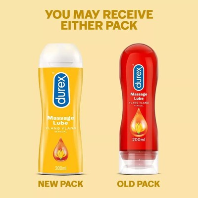 Durex Lube Sensual Massage and Lubricant Gel for Men & Women - 200ml | Wate