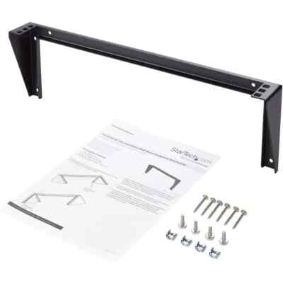 NEW StarTech RK119WALLV 1U 19in Steel Vertical Wall Mount Equipment Rack Bracket