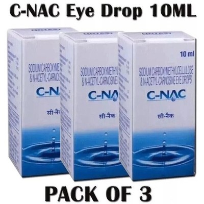 3 X C-NAC Eye Drops BrightC Clarity, Carnosine NAC, Eye Care 10ml FREE SHIPPING
