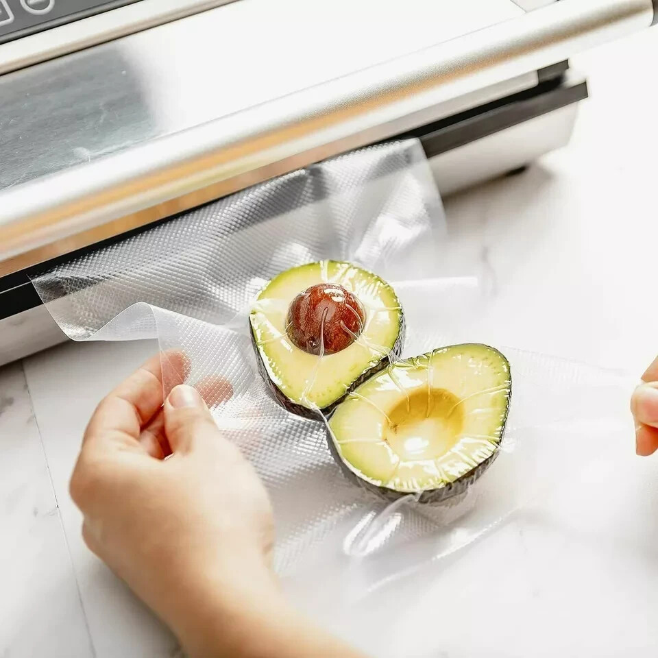 100 Vacuum Sealer Bags 8"X12" Quart Food Vac Storage for Food Saver, Seal a Meal