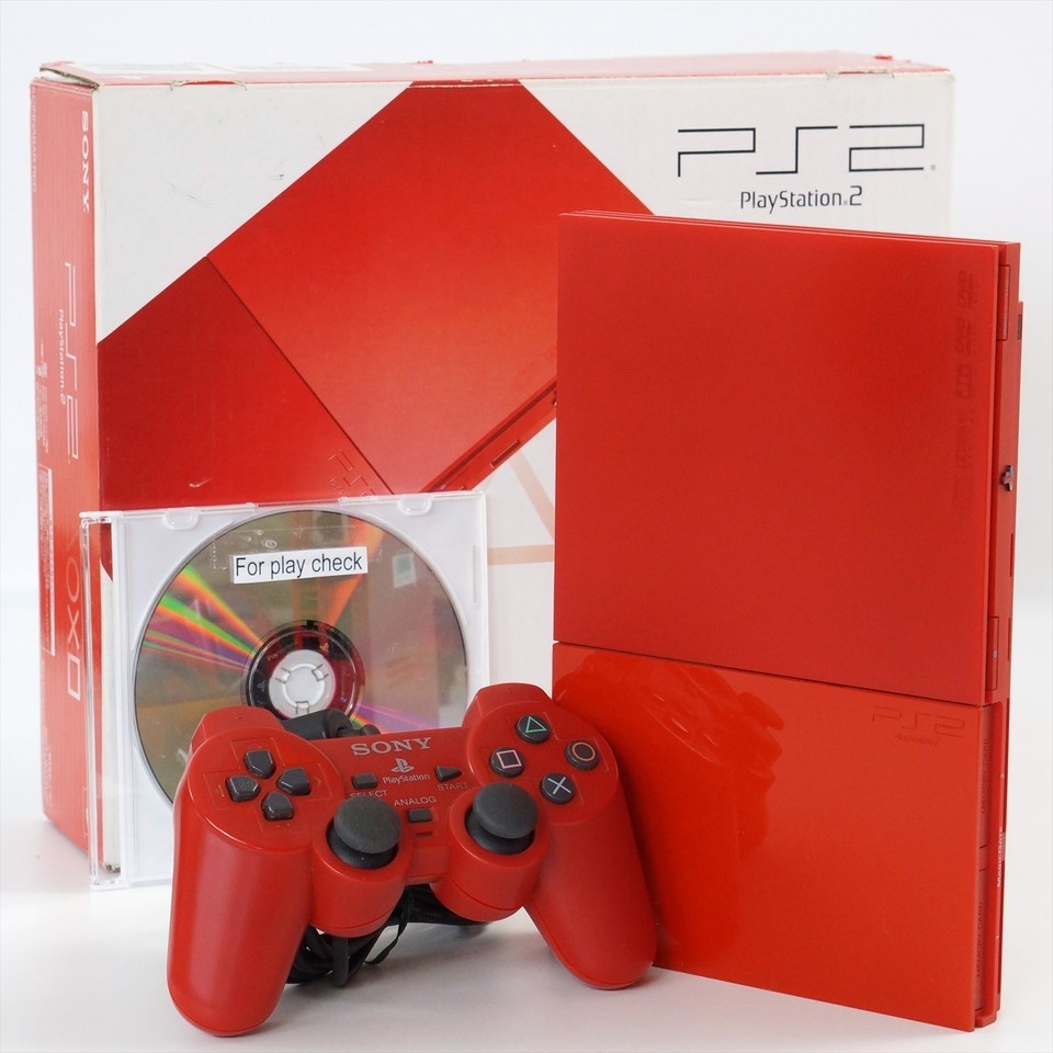 ps2薄型　シナバーレッド PS2 Playstation2 Slim CINNABAR RED Console System 90000 CR