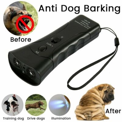 Ultrasonic Anti Dog Barking Trainer LED Light ...