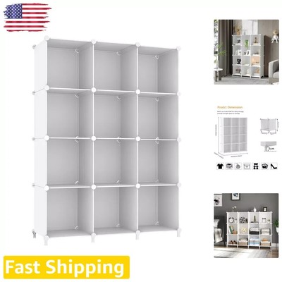 Multi-Purpose 12-Cube Storage System - Customizable, Durable, Easy Assembly