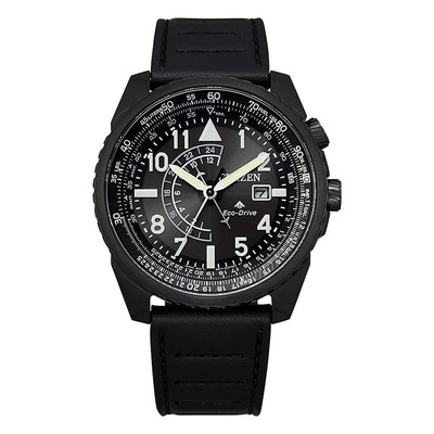 Citizen BJ7135-02E Promaster Nighthawk Black Leather Strap Watch