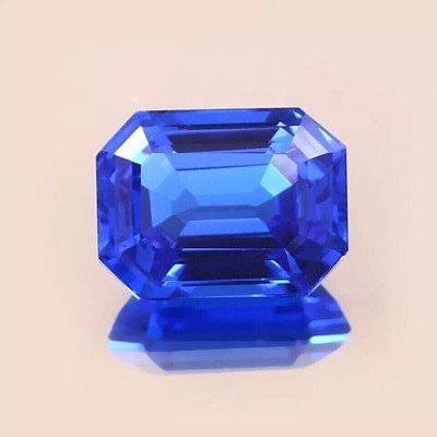 Natural Blue Sapphire 11+ Ct Flawless Emerald Certified Loose Gemstone New