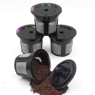 1-8 K-Cup Reusable Refillable Replacement Coffee Pod Filter Holder for Keurig