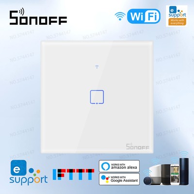 SONOFF TX Series T0 EU/ UK/ US Smart Home Switch Wifi Touch Switches Wall Light