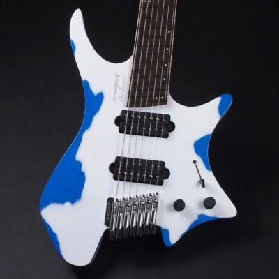strandberg Master Artist Series #9 Boden J7 White over Cobalt Blue From JAPAN
