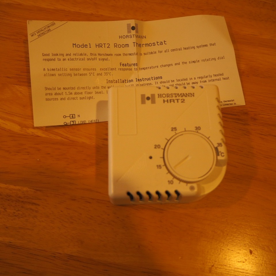 Horstmann drt2 room thermostat instructions