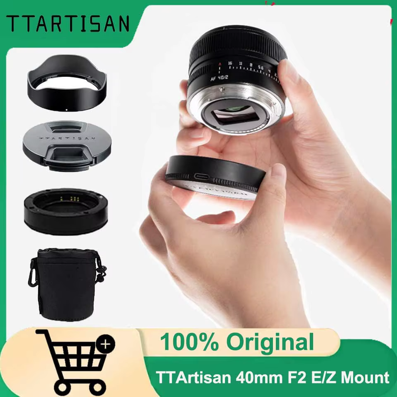 40mm F2 Full Frame Auto Focus Portrait Lens for Sony E Nikon Z Zf Z5 Z6 Z6II Z7