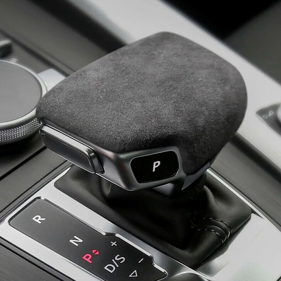Pomo de palanca de cambios de Alcantara para Audi A4, A5, B9, Q5 y ​​Q7