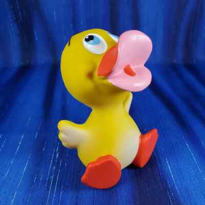 Denzel the Duck Rubber Duck Organic Lanco New!