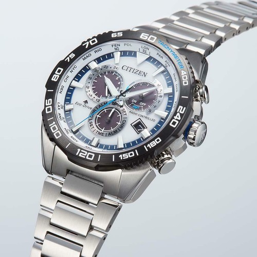 Pre-owned Citizen Cb5034-91a [promaster Eco Drive Land Series Direct Flight]