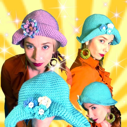 【AAKAM】Multi Studded Knit Bucket Hat Flower MUSINSA | AAKAM Multi Studded Knit Bucket Hat (Flower)