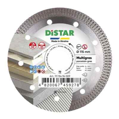 DIAMOND CUTTING  DISC DISTAR 1A1R 115X1,4X22,23 MULTIGRES