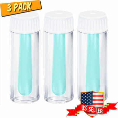 Contact Lens Remover 3 Pack Suction Cup Insertion Tool Applicator Plunger MINT