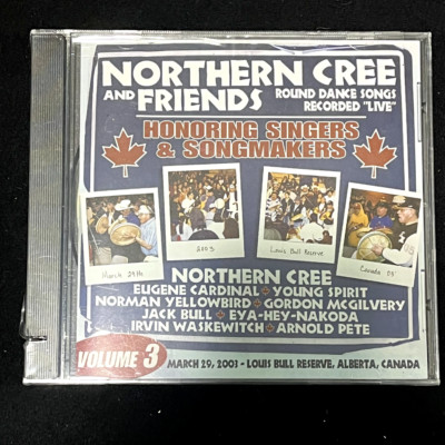 Honoring Singers & Songmakers, Vol. 3- Northern Cree & Friends (CD, Hole Promo)