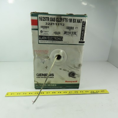 Honeywell Genesis 16/2STR OAS CL2P/FT6 1M BX Nat Alarm Cable Electric Wire 600'