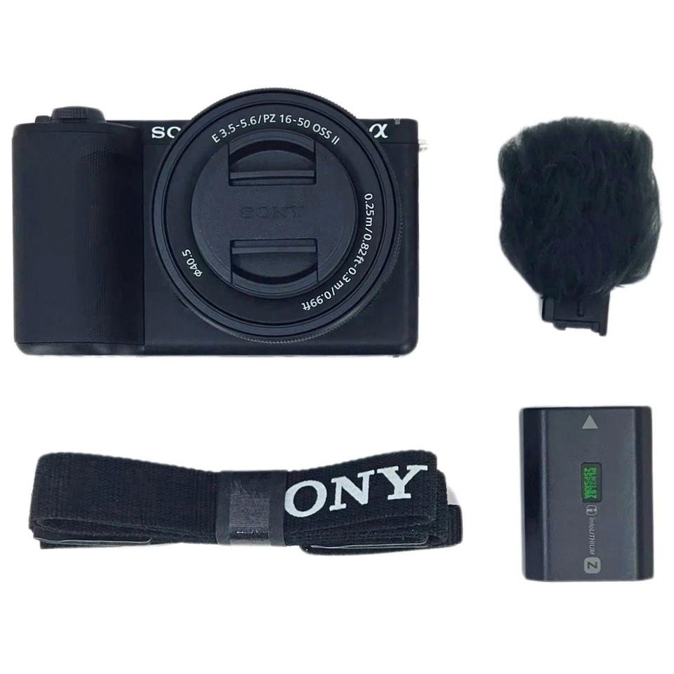 Sony ZV-E10 II Mirrorless Camera 4K w/ 16-50mm Lens - APS-C - 26MP - REFURBISHED