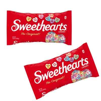 Sweethearts The Original  (2-BAGS)  Valentines Hearts Cany - 21 oz BB 08/2026