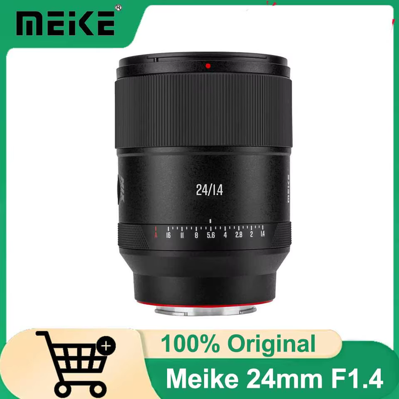 Meike 24mm f1.4 MIX Full Frame Auto Focus STM Lens Large Aperture Portrait Prime
