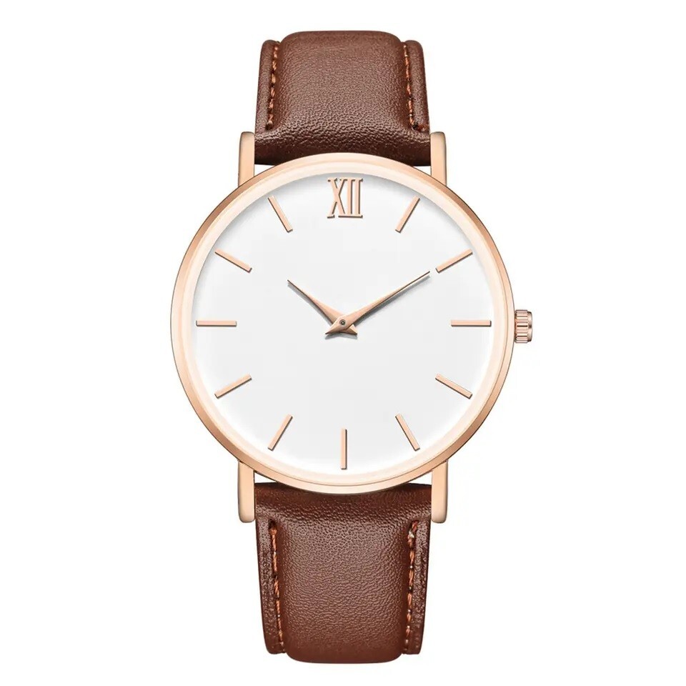 New Ladies Wristwatches Women Watches Casual Leather Strap Quartz Watch