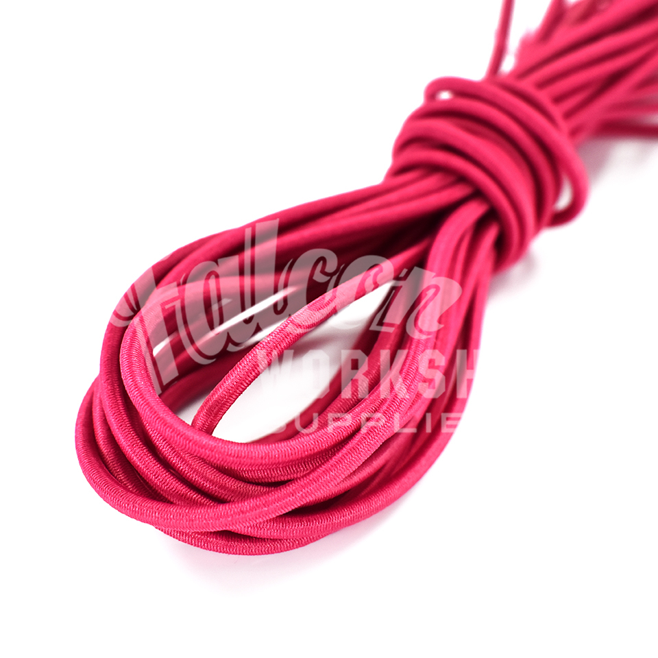 TENT POLE CAMPING REPLACMENT 3.0mm x 5 Meters RED SHOCK CORD ELEASTIC BUNGEE