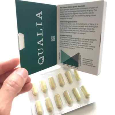 Qualia Senolytic Two-day Cell Rejuvenation Regimen by Neurohacker - EXP 10/2025
