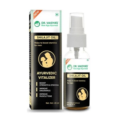 Dr. Vaidya’s Shilajit Oil for Men Ashwagandha & Gokshura - 25ml z802
