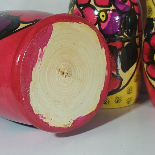 Russian Matryoshka 9&rdquo; Nesting Dolls 8 Piece Set Hand Painted Wood Babushka