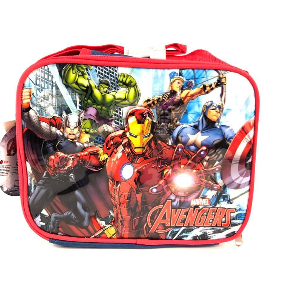 Marvel Avengers Hulk, Ironman Black Panther Captian America Insulated Lunch Bag
