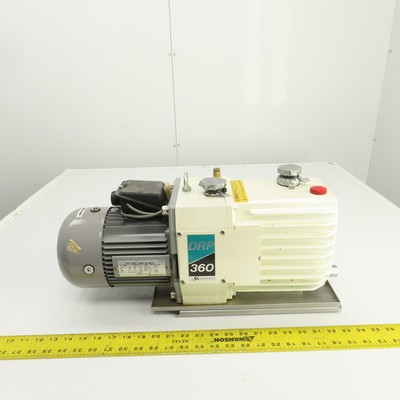Shibaura DRP-360III 0.75kW Rotary Vacuum Pump 360 L/min 6.7x10-2 Pa 200/220V 3PH
