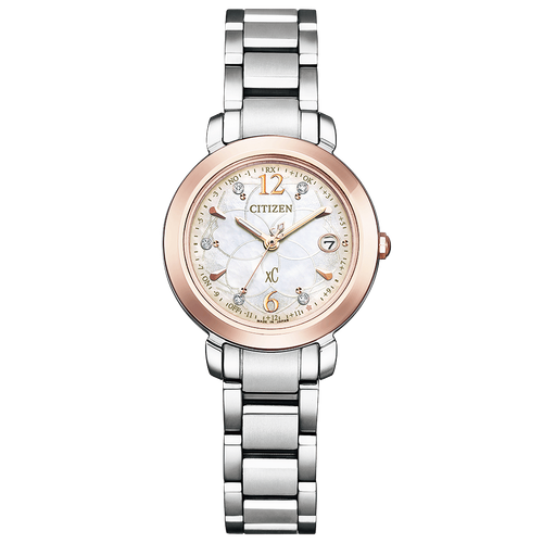 Pre-owned Citizen Es9445-65w [xc Hikari Collection Titania Happy Flight 25 Anniversary]