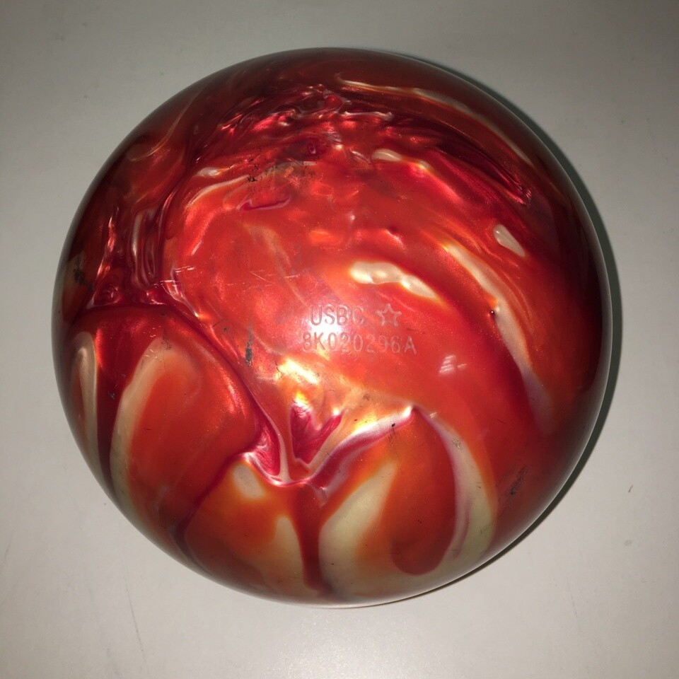 USED 15# Columbia 300 Spoiler Alert Reactive Resin Bowling Ball - 4 1/4