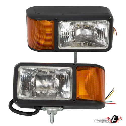 2ШТ Универсальный экономичный Комплект фар для снегоочистителя с проводкой + Жгут проводов #80888