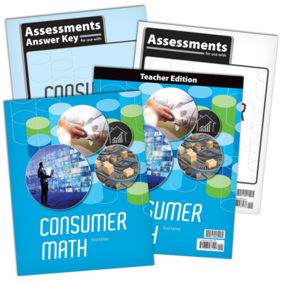 BJU Press- Consumer Math Subject Kit - Grade 11/12