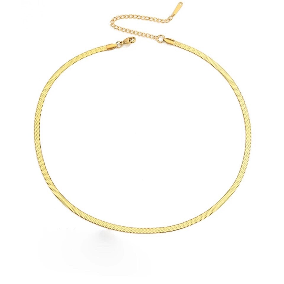 ★HARANG★ HR 343N_Snake Chain Necklace Herring Snake Chain – Parpala Jewelry
