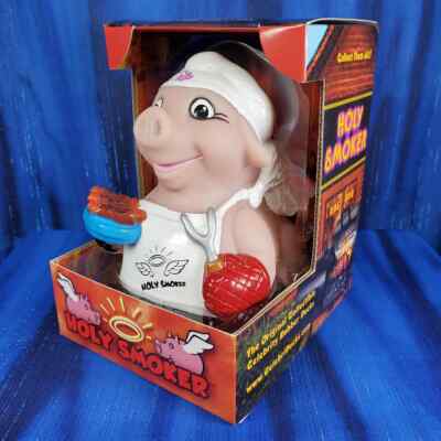 Holy Smoker BBQ Chef Pig CelebriDuck Rubber Duck Summer RETIRED NIB Gift Box
