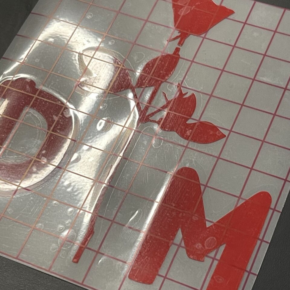 Depeche Mode Flower Car Decal Vinyl Band Logo Glossy Bumper Sticker Synth Pop