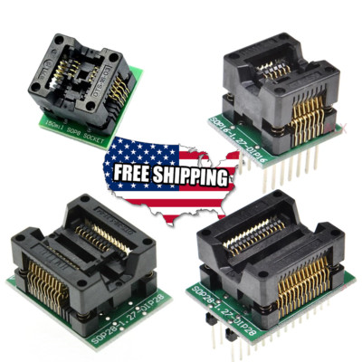 SOP8 SOIC8 SOP14 SOIC14 SOP20 SOIC20 SOP28 SOIC28 to DIP Adapter Sockets AVR