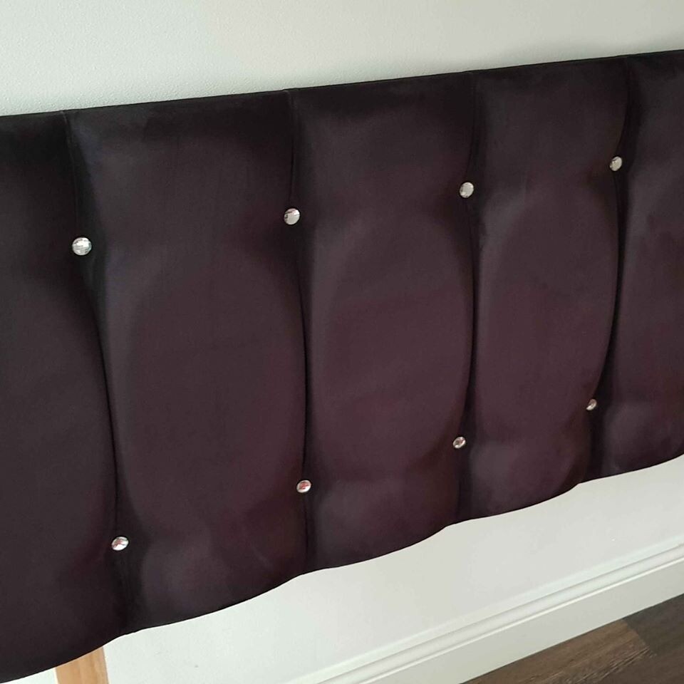 King size velvet Headboard in Tintagel, Cornwall Gumtree