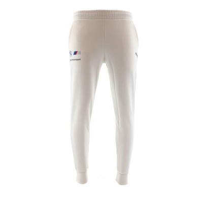

Мужские флисовые спортивные штаны Puma белого цвета BMW MMS ESS —, White/black/blue/red