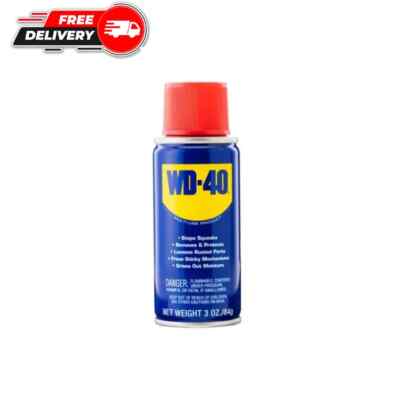 NEW 3 Oz Original Wd-40 Formula Multi-purpose Lubricant Best Spray Handy Can New