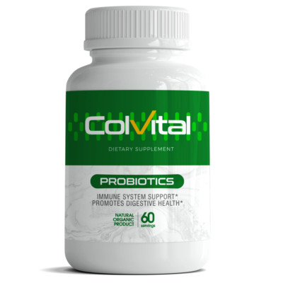 COLVITAL PROBIOTIC NATURAL,8 BILLION CFUs, ULTRA STRENGTH,ULTIMATE DETOX