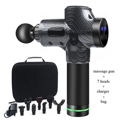 Massage Gun Deep Tissue 30 Speed Percussion Massager Pain Relief LCD Muscle Body