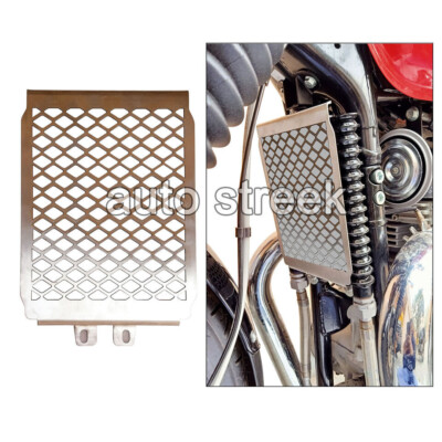 Fit For Royal Enfield Twins Interceptor 650 cc Stainless Steel Radiator Grill